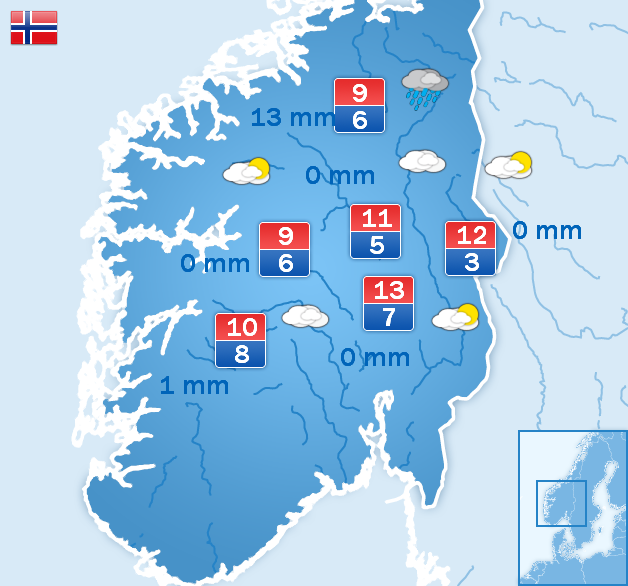 Weersverwachting voor zaterdag Weersverwachting voor zaterdag